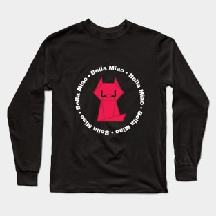 Bella Miao Dali - Cat Heist Long Sleeve T-Shirt